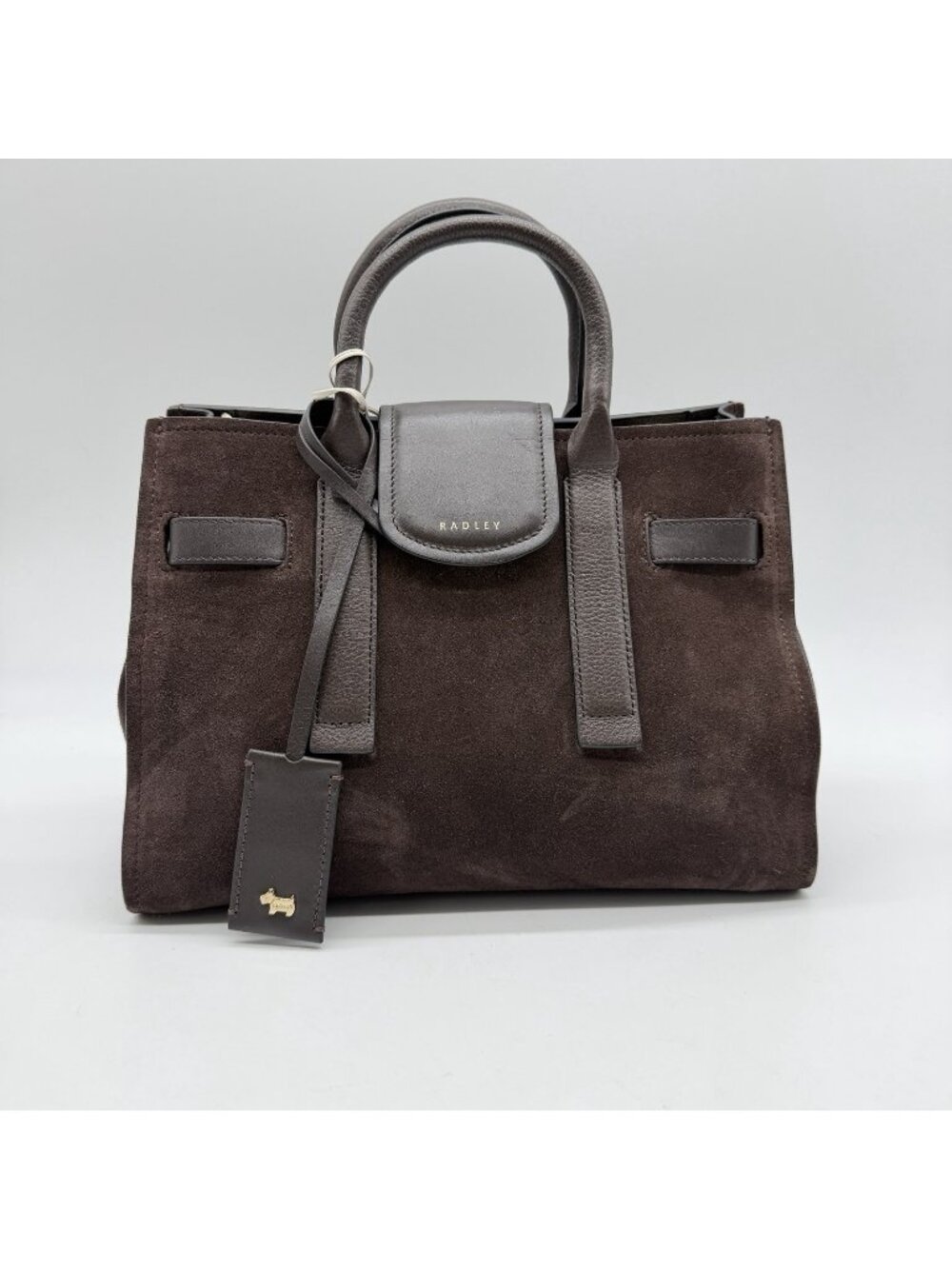 RADLEY London St Pancras Lane leather mini satchel bag -Oak (No long strap)